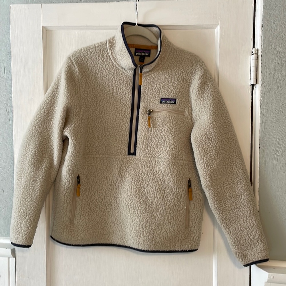 Patagonia retro pile marsupial fleece in pelican size M
